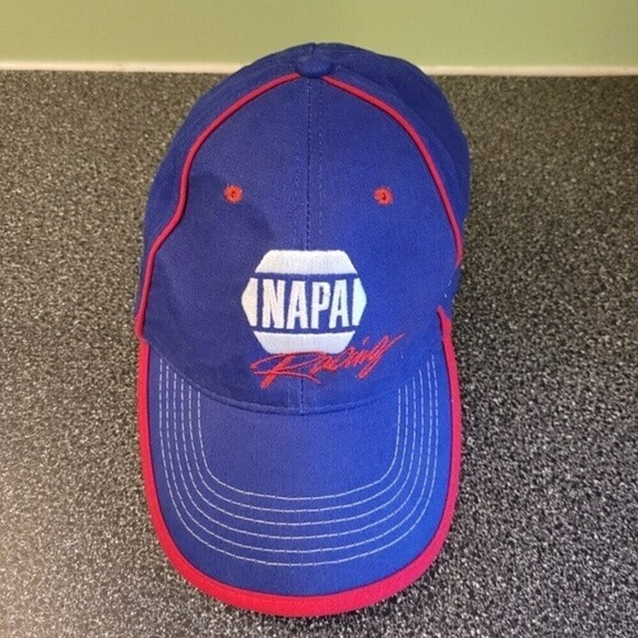NAPA Racing Nascar Chase Elliot Ron Capps Embroidered Signature Hat Adjustable - Picture 2 of 12